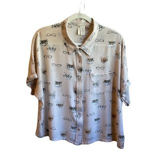 Cat Blouse - Size Large